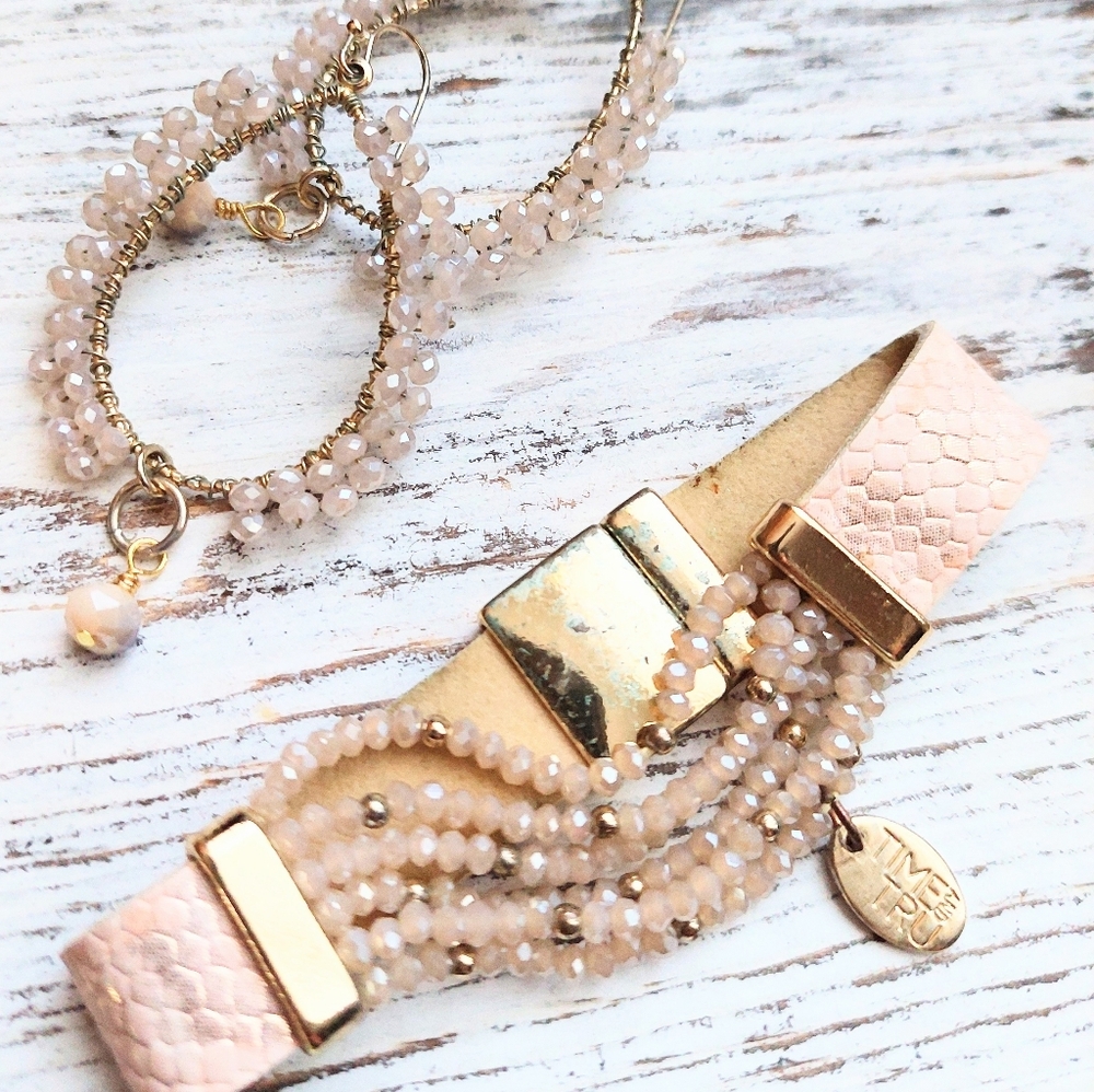 Rose Gold plated Bracelet Set